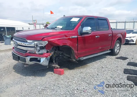 2019 Ford F-150 Lariat z USA, uszkodzony, nr VIN 1FTEW1E46KFD42428